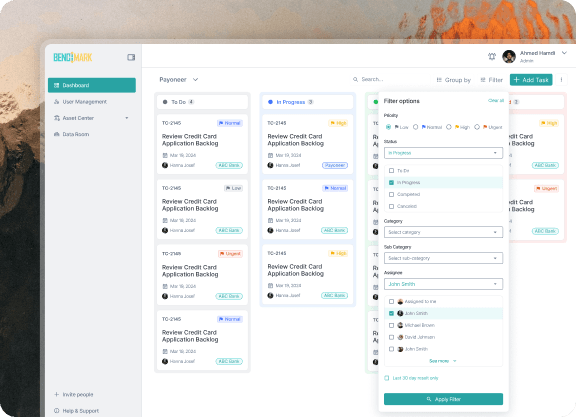 Web apps — sample work